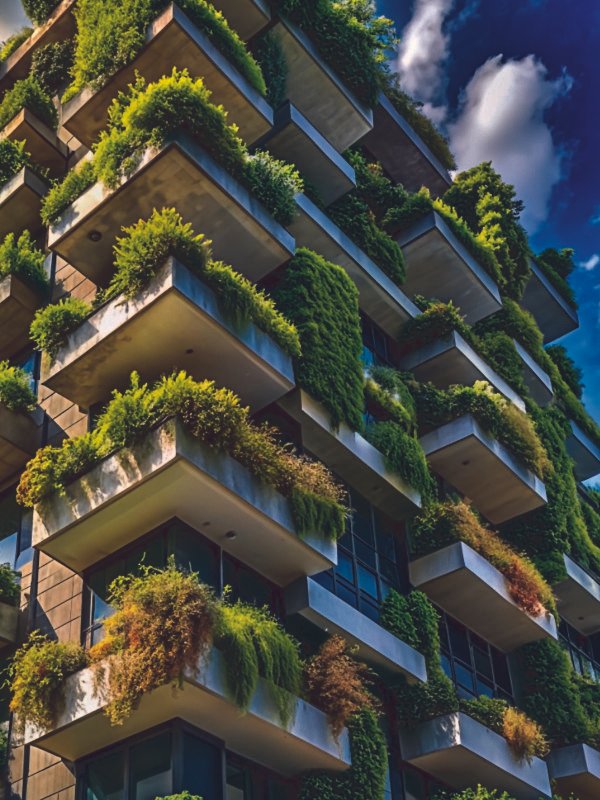 A sophisticated corporate breakroom in Townsville featuring a large vertical garden and diverse potted greenery to promote employee wellness.